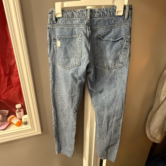 ASOS Light Blue Denim Button-Fly Jeans - Picture 4 of 4